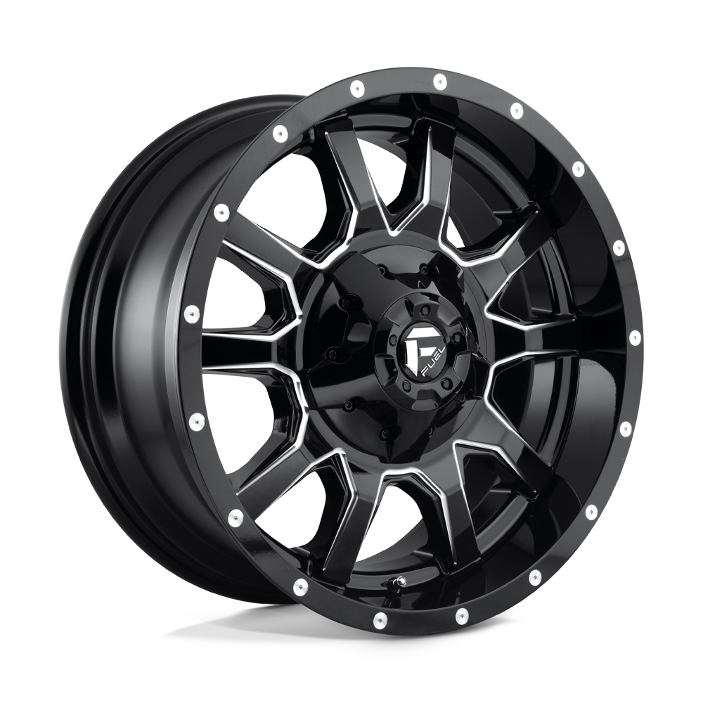 Fuel 1PC D627 VANDAL GLOSS BLACK MILLED