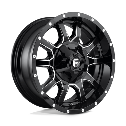 Fuel 1PC D627 VANDAL GLOSS BLACK MILLED