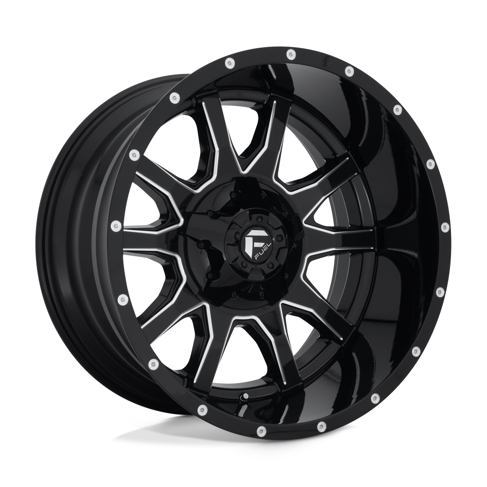 Fuel 1PC D627 VANDAL GLOSS BLACK MILLED