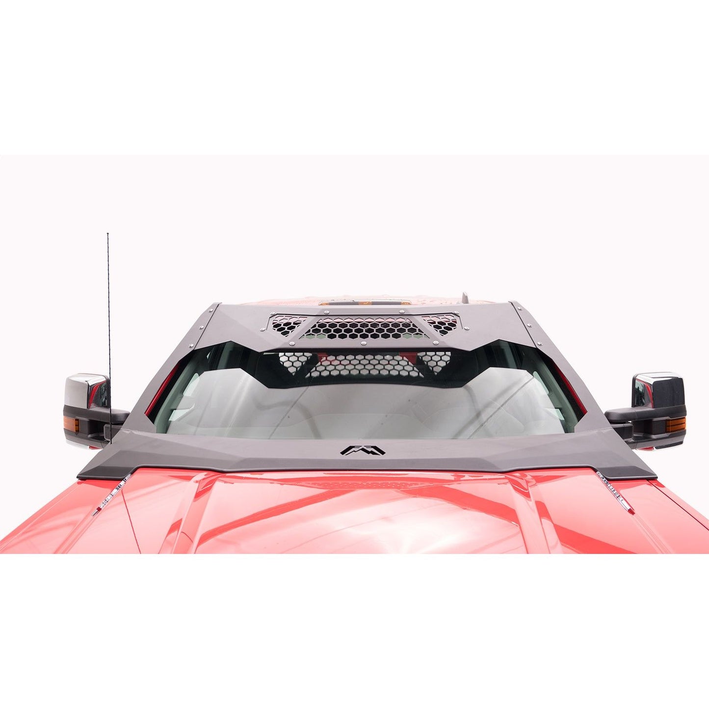 Fab Fours ViCowl 2 Stage Black Powder Coated Combines Roof Visor And Cowl l VC3100-1