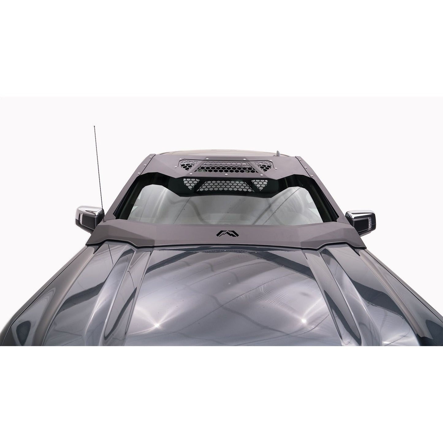 Fab Fours ViCowl 2 Stage Black Powder Coated Combines Roof Visor And Cowl l VC3900-1