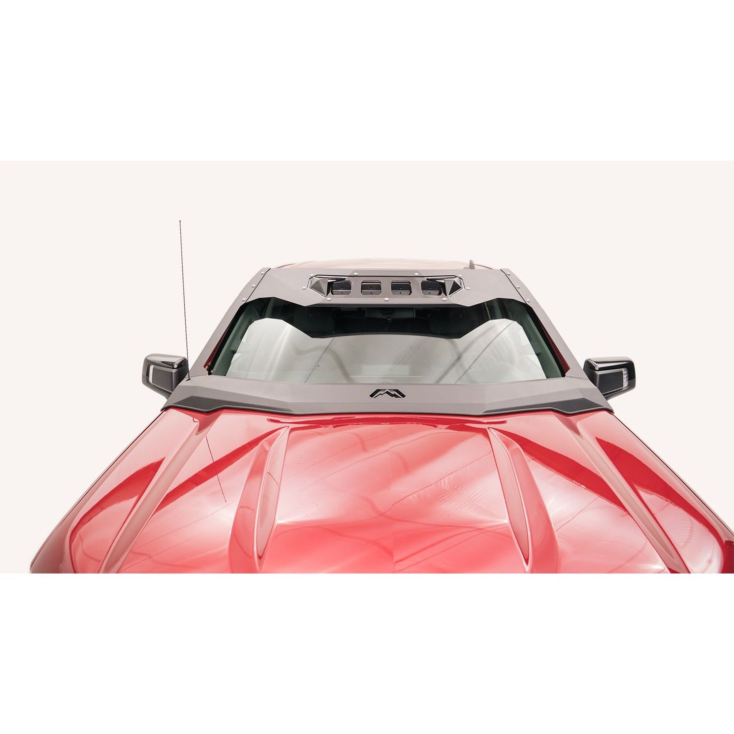 Fab Fours ViCowl 2 Stage Black Powder Coated Combines Roof Visor And Cowl l VC4000-1