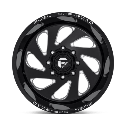 Fuel 1PC D637 VORTEX GLOSS BLACK MILLED