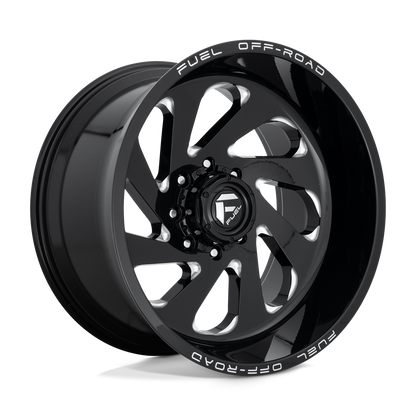 Fuel 1PC D637 VORTEX GLOSS BLACK MILLED