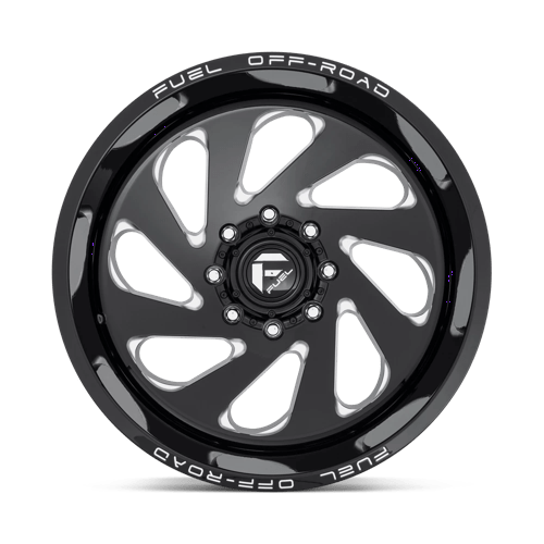 Fuel 1PC D637 VORTEX GLOSS BLACK MILLED