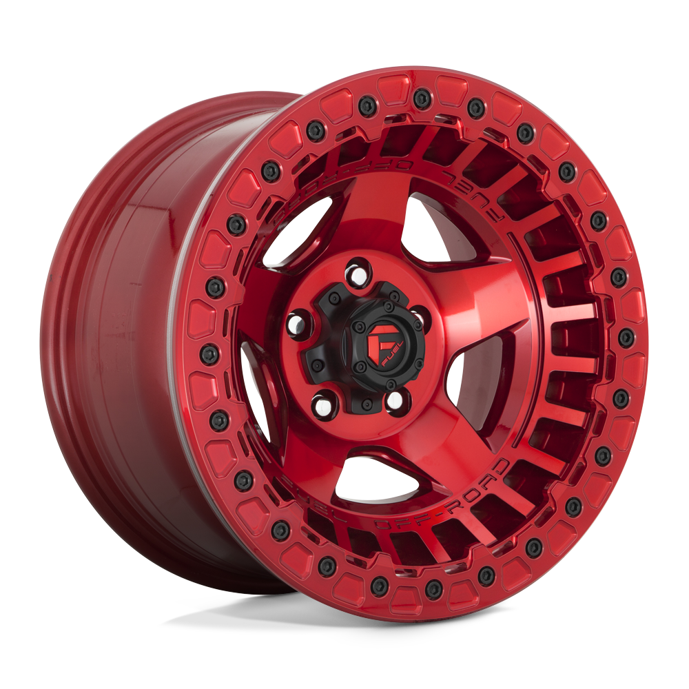 Fuel 1PC D117 WARP BEADLOCK CANDY RED