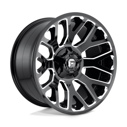 Fuel 1PC D607 WARRIOR GLOSS BLACK MILLED