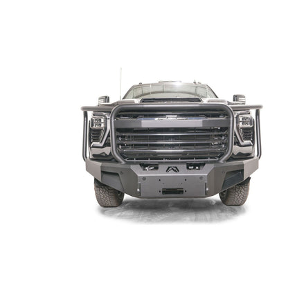 Fab Fours Premium Winch Front Bumper 2 Stage Black Powder Coated w/Full Guard l CH24-A6150-1