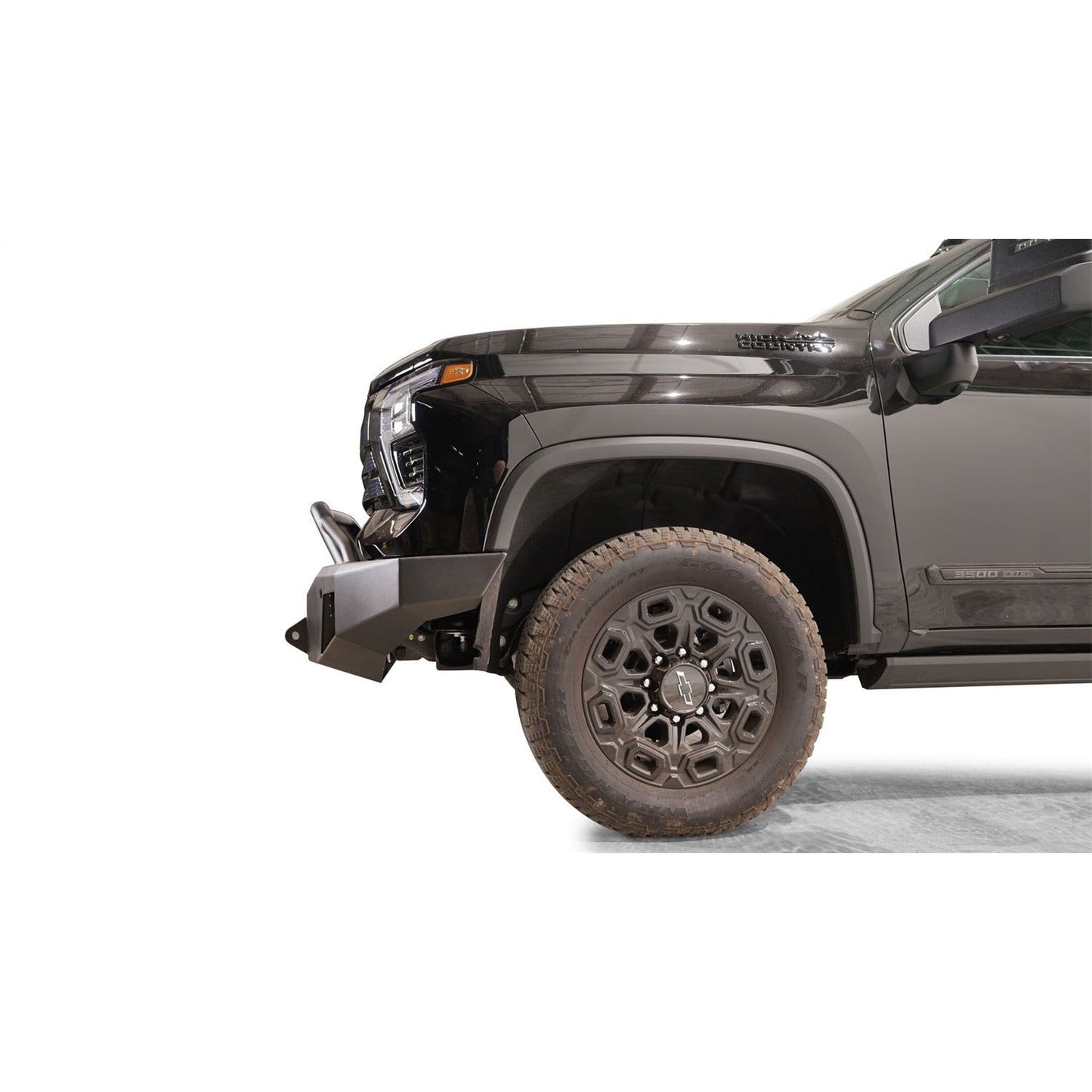 Fab Fours Premium Winch Front Bumper 2 Stage Black Powder Coated w/Pre-Runner Guard l CH24-A6152-1
