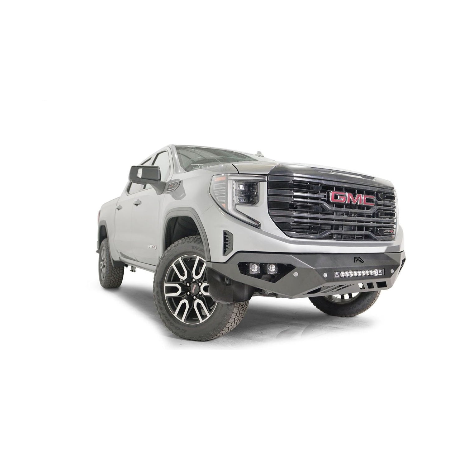 Fab Fours Vengeance Front Bumper 2 Stage Black Powder Coated w/No Guard w/Sensors l GS23-D5851-1