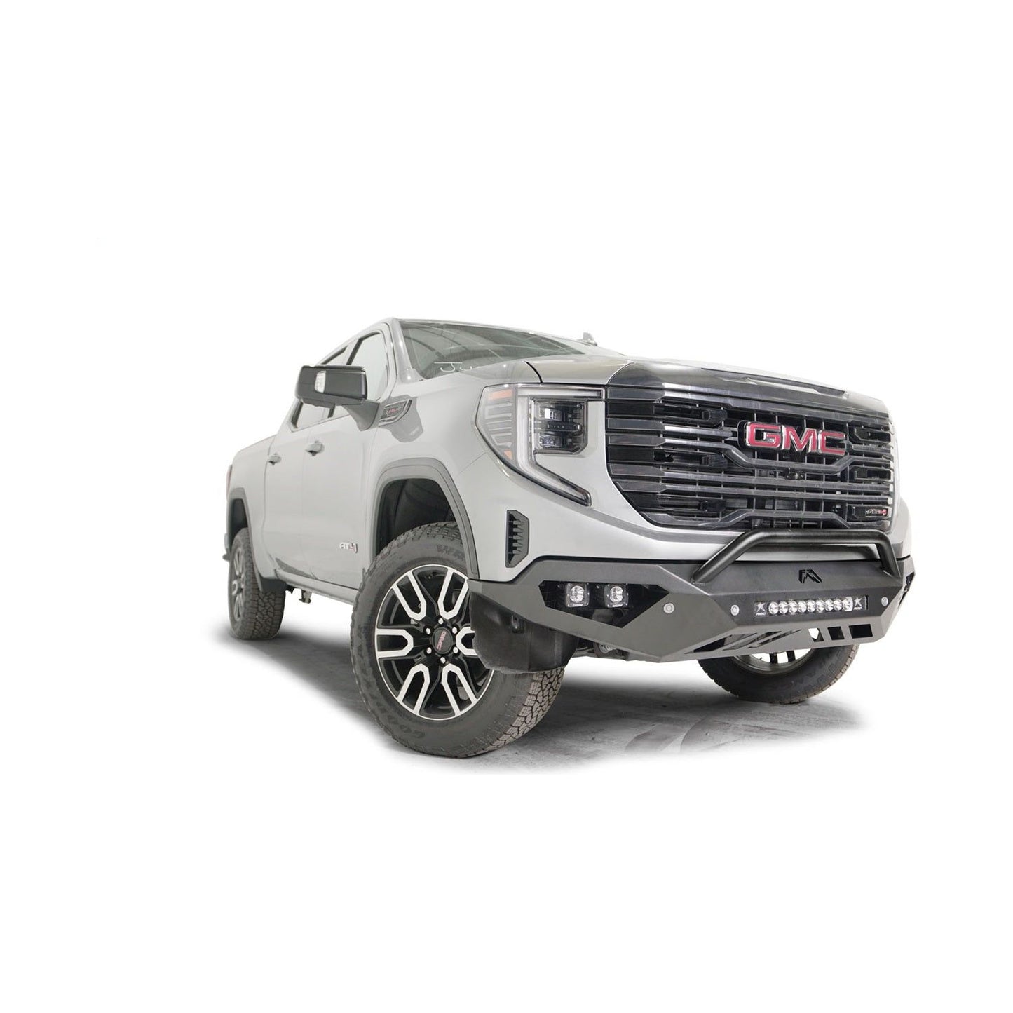 Fab Fours Vengeance Front Bumper 2 Stage Black Powder Coated w/Pre-Runner Guard w/Sensors l GS23-D5852-1