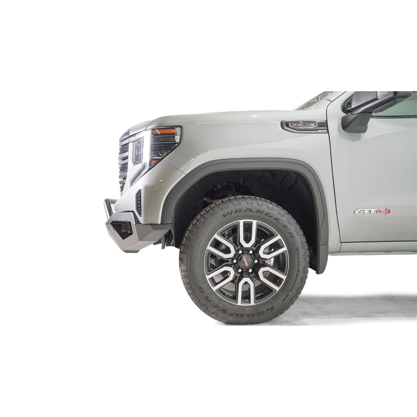 Fab Fours Vengeance Front Bumper 2 Stage Black Powder Coated w/Pre-Runner Guard w/Sensors l GS23-D5852-1