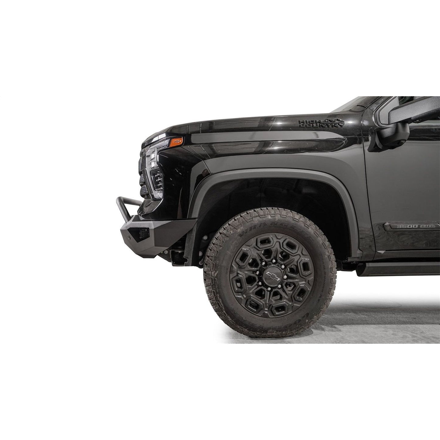 Fab Fours Vengeance Front Bumper 2 Stage Black Powder Coated w/Pre-Runner Guard l CH24-V6152-1