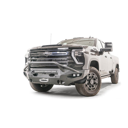 Fab Fours Matrix Front Bumper 2 Stage Black Powder Coated w/Pre-Runner Guard l CH24-X6152-1