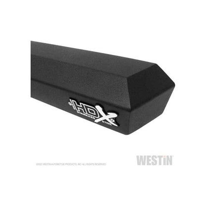 Westin Nerf Bar - HDX - With Drop Down Steps - 3" Square Straight - Powder Coated 56-116852