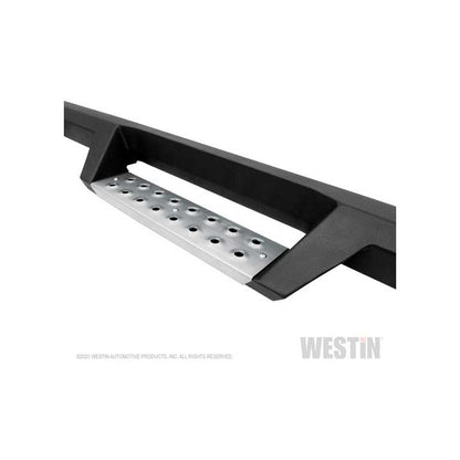 Westin Nerf Bar - HDX - With Drop Down Steps - 3" Square Straight - Powder Coated 56-116852