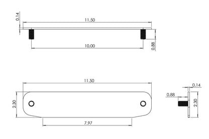 DV8 OFF-ROAD | Winch Fairlead Cover Plate | FBBO-01