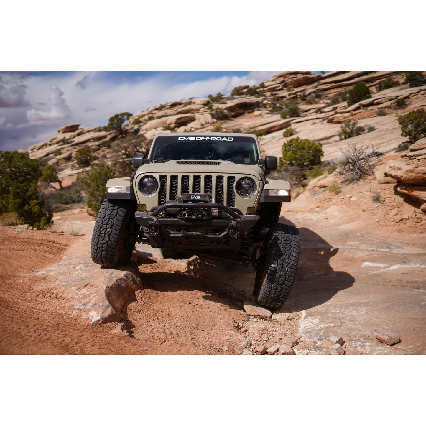 DV8 Off-Road 2018-2024 Wrangler JL & Gladiator JT | Spec Series Front Bumper C3| FBJL-09