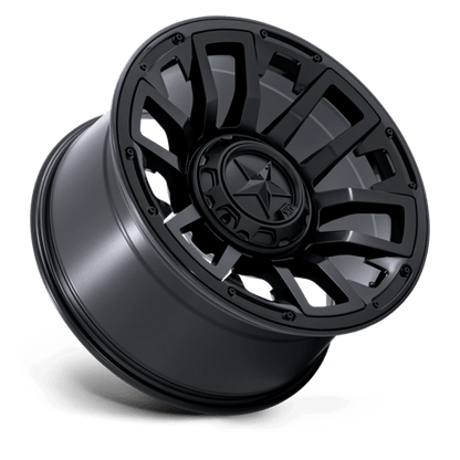 XD XD872 COLOSSUS Matte Black wheel showcasing bold split 6-spoke design with a deep concave profile.