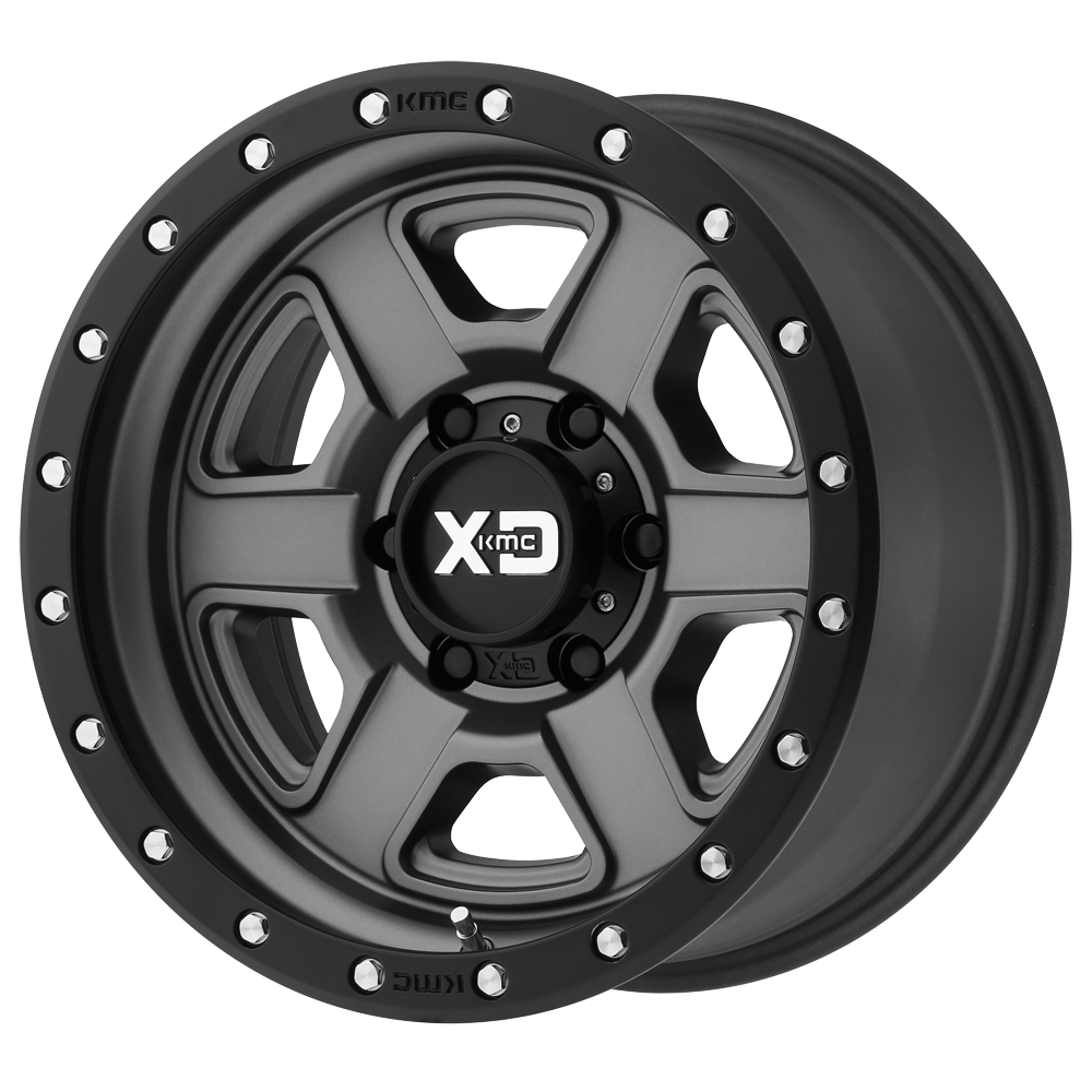 XD XD133 FUSION OFF-ROAD SATIN GRAY WITH SATIN BLACK LIP