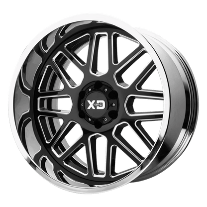 XD XD201 GRENADE GLOSS BLACK MILLED CENTER CHROME LIP