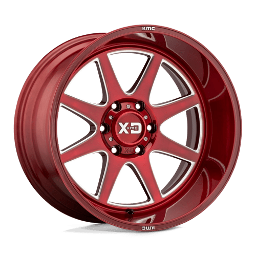 XD XD844 PIKE BRUSHED RED WITH MILLED ACCENT