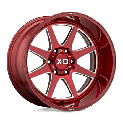 XD XD844 PIKE BRUSHED RED WITH MILLED ACCENT