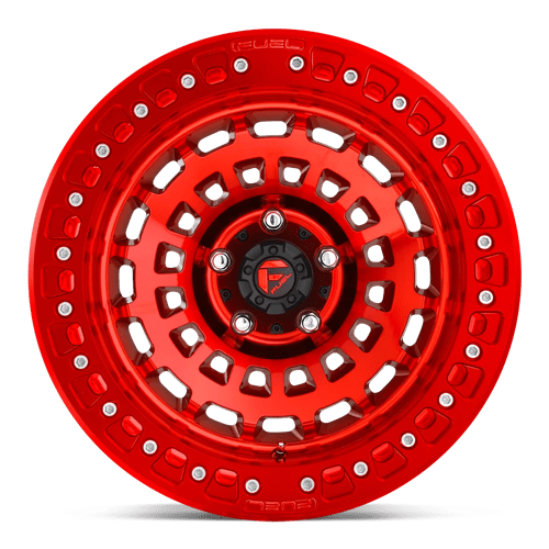 Fuel 1PC D100 ZEPHYR BEADLOCK CANDY RED