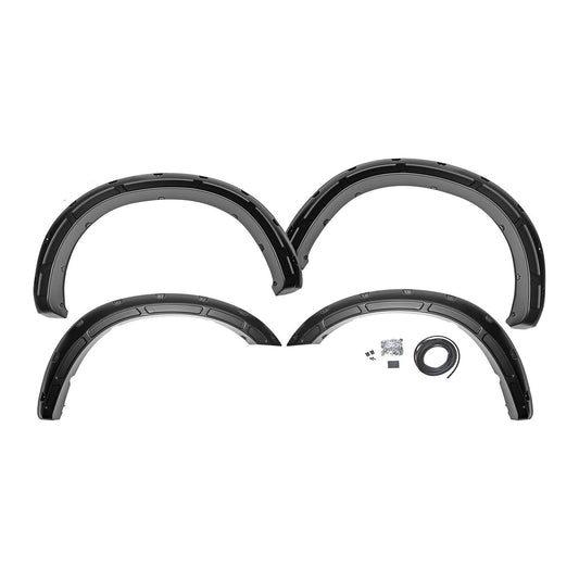 Rough Country DX8 | Black Fender Flares I A-D10917-DX8