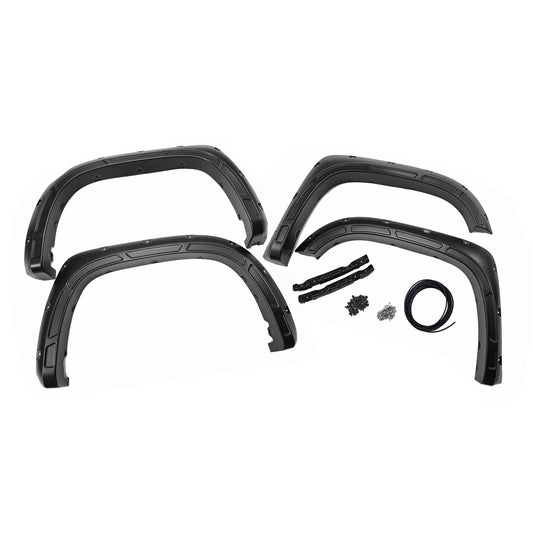 ROUGH COUNTRY Fender Flares | Defender | 040 Super White | Toyota Tundra 2WD/4WD (14-21) | A-T11411-O4O
