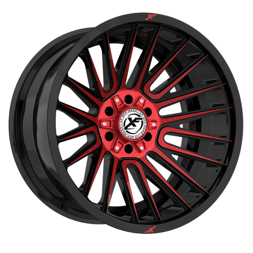 XF Off-Road XF-234 Black Machined Red