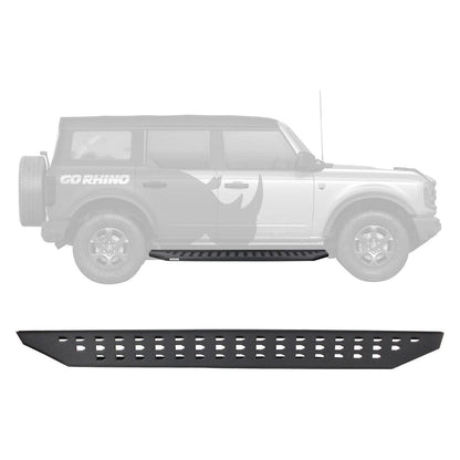 Go Rhino RB20 Textured Black Running Boards (FORD BRONCO 4 Door 2021-2025) | 69412973PC