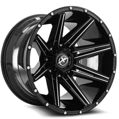 XF Off-Road XF-220 Gloss Black Milled