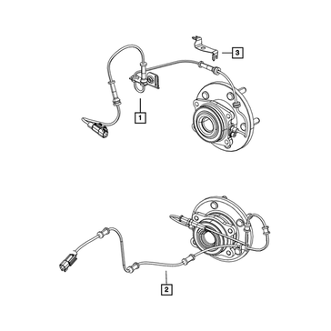 MOPAR WHEEL SPEED SENSOR (REAR) JK 07-18 52125003AD