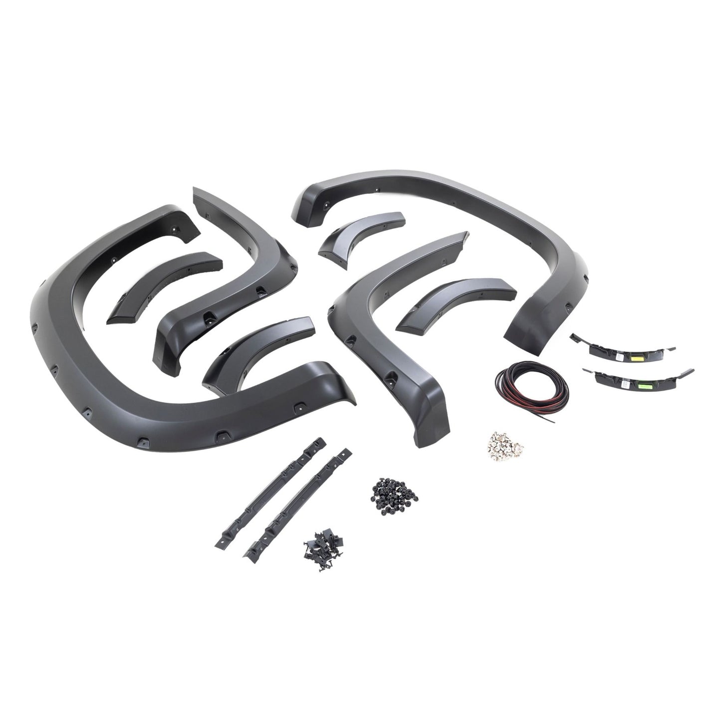 ROUGH COUNTRY Pocket Fender Flares | GA0 Northsky Blue | Chevy Silverado 1500 (19-21) | F-C11911A-GA0