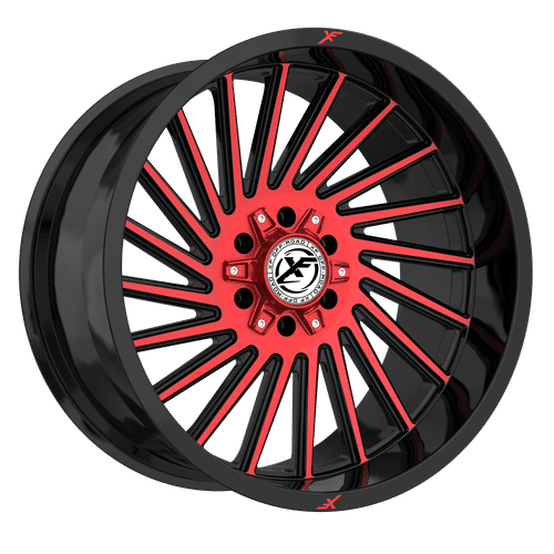 XF Off-Road XF-239 Black Machined Red