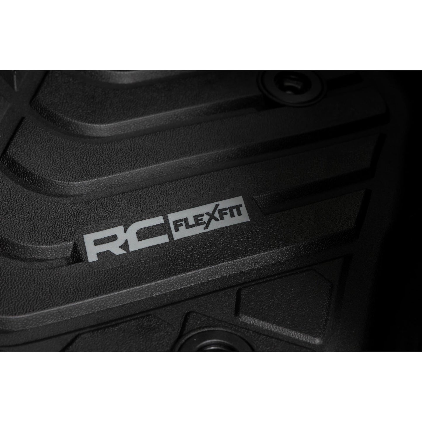 ROUGH COUNTRY Flex-Fit Floor Mats | Front | Toyota Tacoma 2WD/4WD (2016-2023) | FF-7121