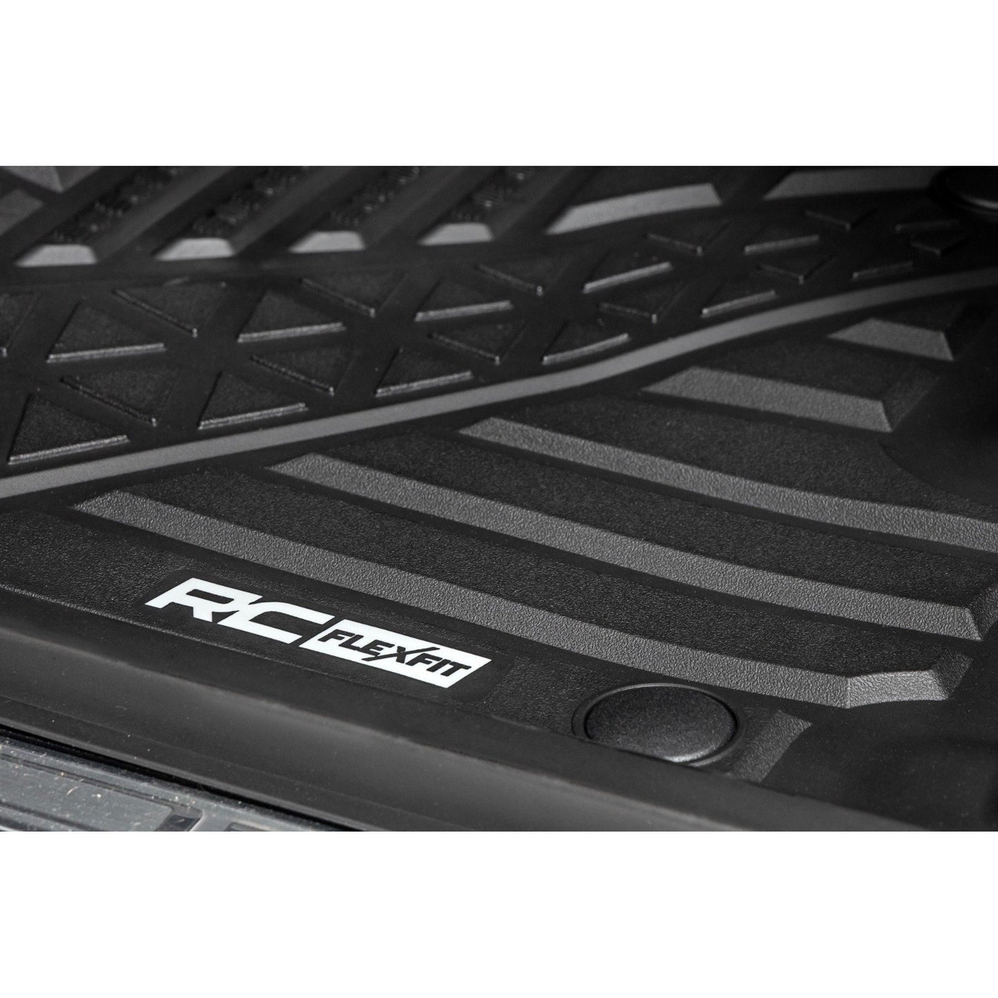 ROUGH COUNTRY Flex-Fit Floor Mats | FR & RR | Crew | Ram 1500 (19-24)/1500 TRX (21-24) | FF-31422