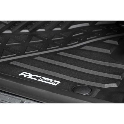 ROUGH COUNTRY Flex-Fit Floor Mats | Front | Crew | Ram 1500 (19-24)/1500 TRX (21-24) | FF-3142
