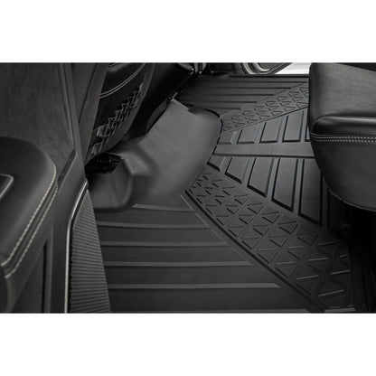 ROUGH COUNTRY Flex-Fit Floor Mats | FR & RR | Crew | Ram 1500 (19-24)/1500 TRX (21-24) | FF-31422
