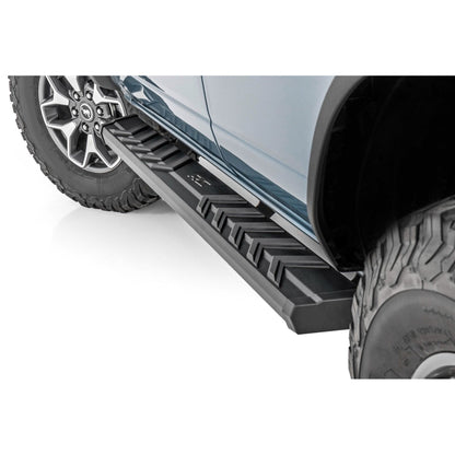 ROUGH COUNTRY BA2 Running Boards | Side Step Bars | 4-Door | Ford Bronco 4WD (2021-2025) | 41007A