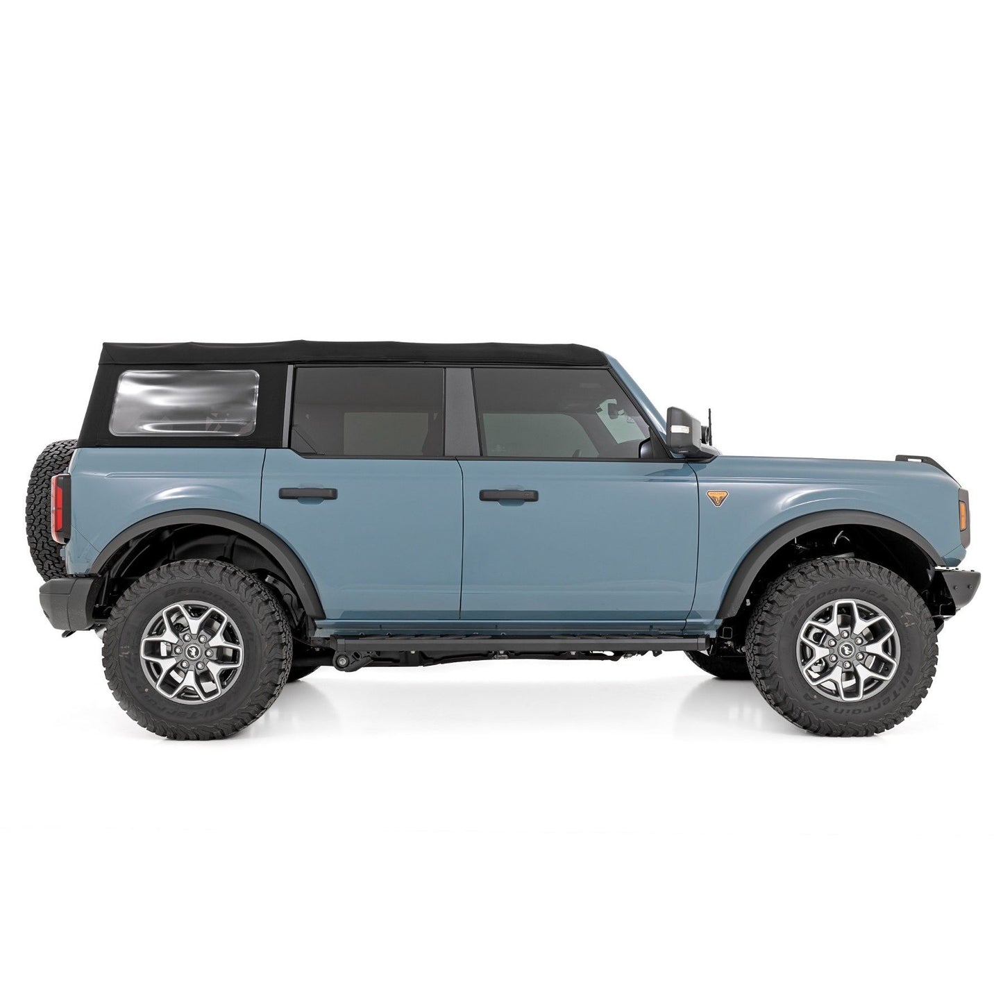 ROUGH COUNTRY BA2 Running Boards | Side Step Bars | 4-Door | Ford Bronco 4WD (2021-2025) | 41007A