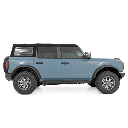 ROUGH COUNTRY BA2 Running Boards | Side Step Bars | 4-Door | Ford Bronco 4WD (2021-2025) | 41007A