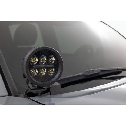 Rough Country Black Series w/ Flood Beam Low-Profile LED Ditch Light Kit I 71081