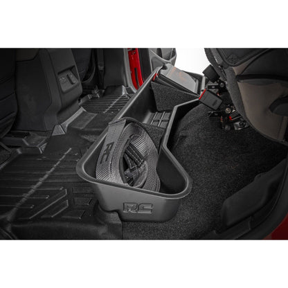 ROUGH COUNTRY Under Seat Storage | Crew Cab | Nissan Frontier 2WD/4WD (2005-2025) | RC09605