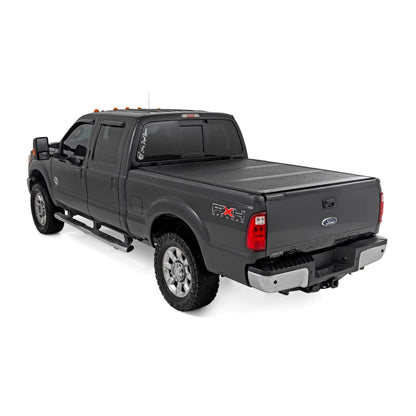 ROUGH COUNTRY Hard Low Profile Bed Cover | 6'10" Bed | Ford F-250/F-350 Super Duty (99-16) | 47214651B