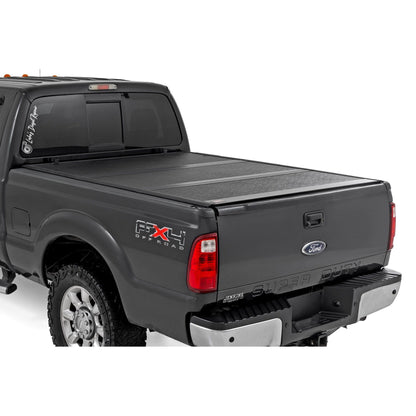 ROUGH COUNTRY Hard Low Profile Bed Cover | 6'10" Bed | Ford F-250/F-350 Super Duty (99-16) | 47214651B