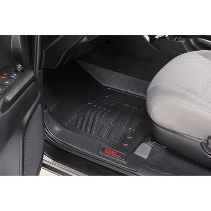 ROUGH COUNTRY Sure-Fit Floor Mats | FR & RR | Toyota Tacoma 2WD/4WD (2016-2023) | SM71216