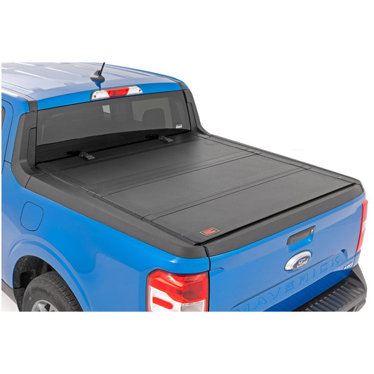 Rough Country 4'6 Hard Tri-Fold Flip Up Bed Cover I 49254500