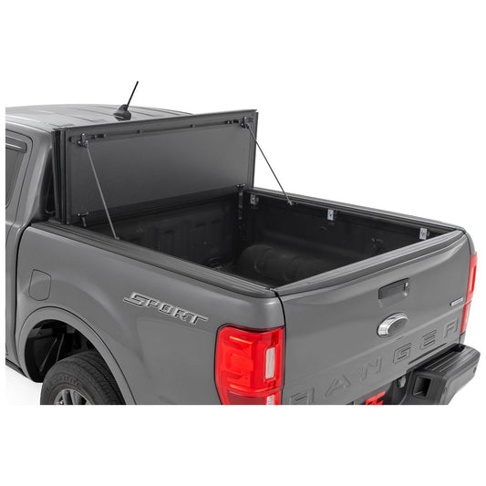 Rough Country 6' Bed Hard Tri-Fold Flip Up Bed Cover I 49220600